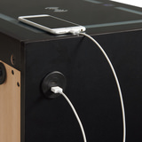 Razor Nightstand With Electronic Features - Black thumbnail 4