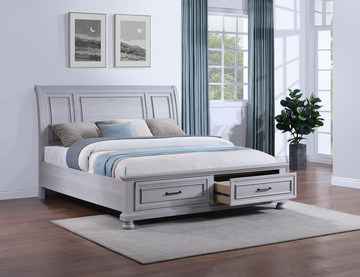 Bedford King Storage Bedroom Suite - White