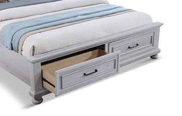 Bedford Queen Storage Bed - White
