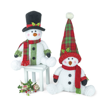 image Sitting Snowman