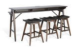 Montgomery Sofa Bar Table With 3 Stools thumbnail 1
