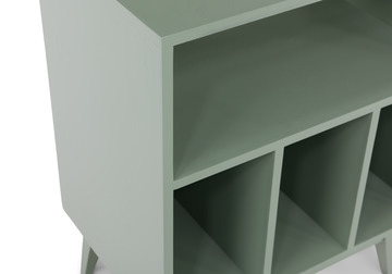 Sun Studios 26″ Record Player Stand-Evergreen