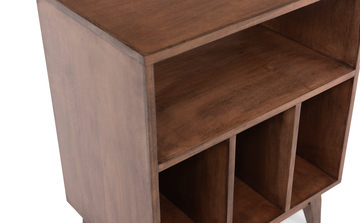 Sun Studios 26″ Walnut Record Player Stand