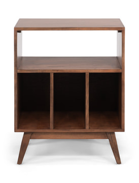 Sun Studios 26″ Walnut Record Player Stand