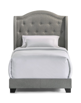 Modem Upholstered Bed - Twin