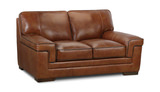 Bauer Leather Loveseat thumbnail 2