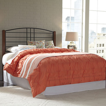 Elly Metal/Wood Headboard - Twin