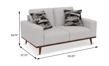 Keoni Loveseat - White