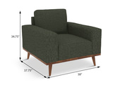 Keoni Chair - Olive thumbnail 3
