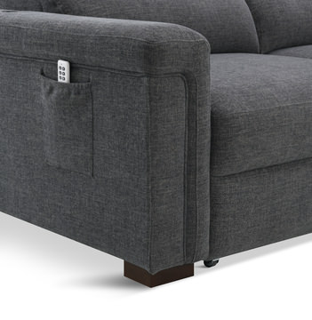 Gelina Power Sleeper Sofa With Storage Chaise - Right Facing Chaise