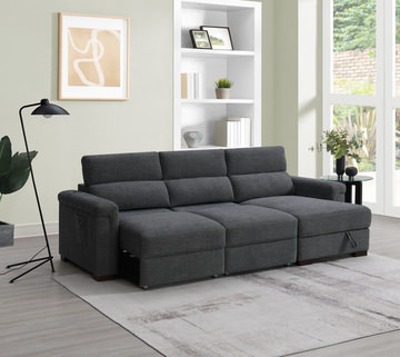 Gelina Power Sleeper Sofa With Storage Chaise - Right Facing Chaise
