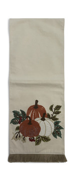 Three Pumpkin Table Runner