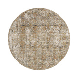 Theia Taupe/Gold Area Rug - 7′10″ X 7′10″ thumbnail 1