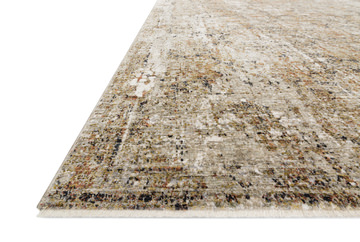 Theia Taupe/Gold Area Rug - 6′7″ X 9′6″