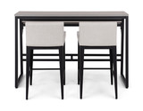 Crawford 54″ Sofa Bar Table With 2 Ethan Stools thumbnail 2