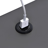 Jax Metal Nightstand - Grey  thumbnail 4