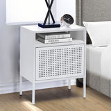 Jax Metal Nightstand - White thumbnail 6