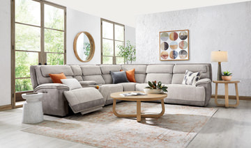 Belvedere 6 Piece Modular Power Sectional