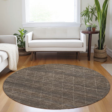 Burano Coffee Area Rug - 8′0″ X 8′0″