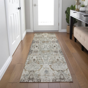 Karaj Linen Area Rug - 2′3″ X 7′6″