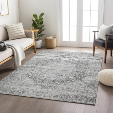 Karaj Gray Area Rug - 9′0″ X 12′0″