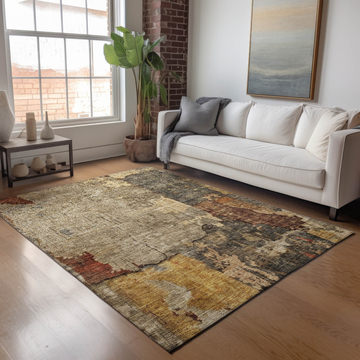 Nouveau Khaki Area Rug - 9′0″ X 12′0″