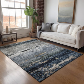 Nouveau Navy Area Rug - 9′0″ X 12′0″