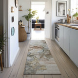 Odyssey Tan Area Rug - 2′3″ X 7′6″ thumbnail 2