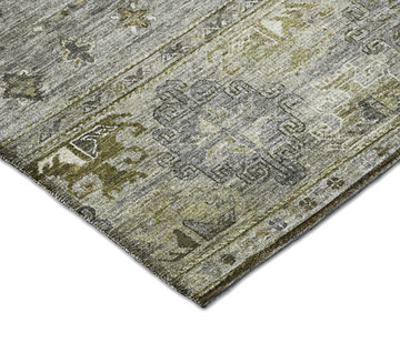 Karaj Pewter Area Rug - 2′6″ X 3′10″