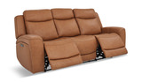 Davidson Leather Power Reclining Sofa thumbnail 3