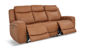 Davidson Leather Power Reclining Sofa