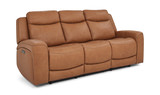 Davidson Leather Power Reclining Sofa thumbnail 2
