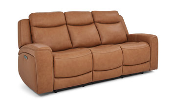 Davidson Leather Power Reclining Sofa