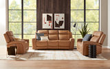 Davidson Leather Power Reclining Sofa thumbnail 5