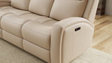 Andrew Leather Power Sofa thumbnail 8