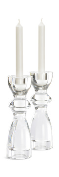 image Gris Crystal Candlesticks