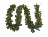 Northland Pine 9′ Garland With 50 Clear Lights thumbnail 1