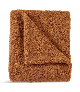 Teddy Throw Blanket - Caramel