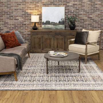 Zula Luanda Slate Area Rug - 8′0″ X 10′0″