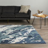 Rocco Denim Area Rug - 5′1″ X 7′5″ thumbnail 3