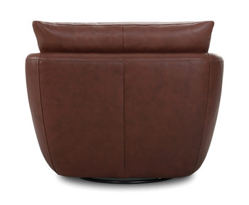 Park Leather Swivel Chair - Everest Bourbon