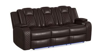Cypress Power Reclining Sofa - Brown