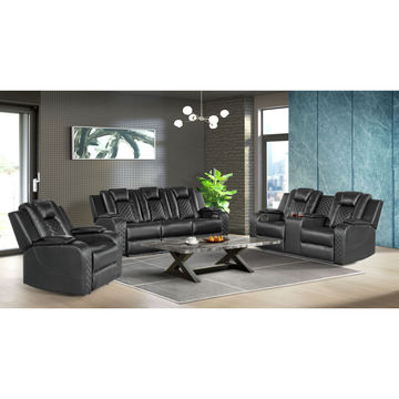 Cypress Power Reclining Sofa - Grey