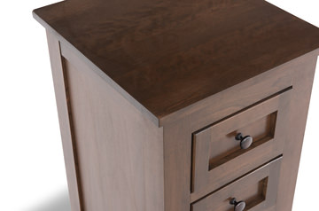 Taylor J 3 Drawer Nightstand