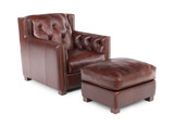Reeves Leather Ottoman thumbnail 4