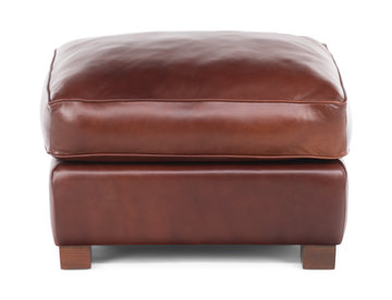 Reeves Leather Ottoman