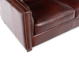 Reeves Leather Loveseat thumbnail 3