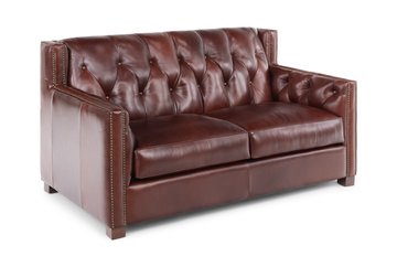 Reeves Leather Loveseat