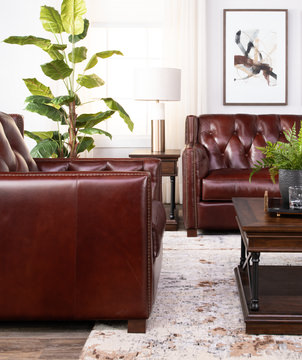 Reeves Leather Sofa