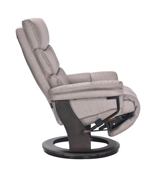 Oscar Swivel Recliner - Grey